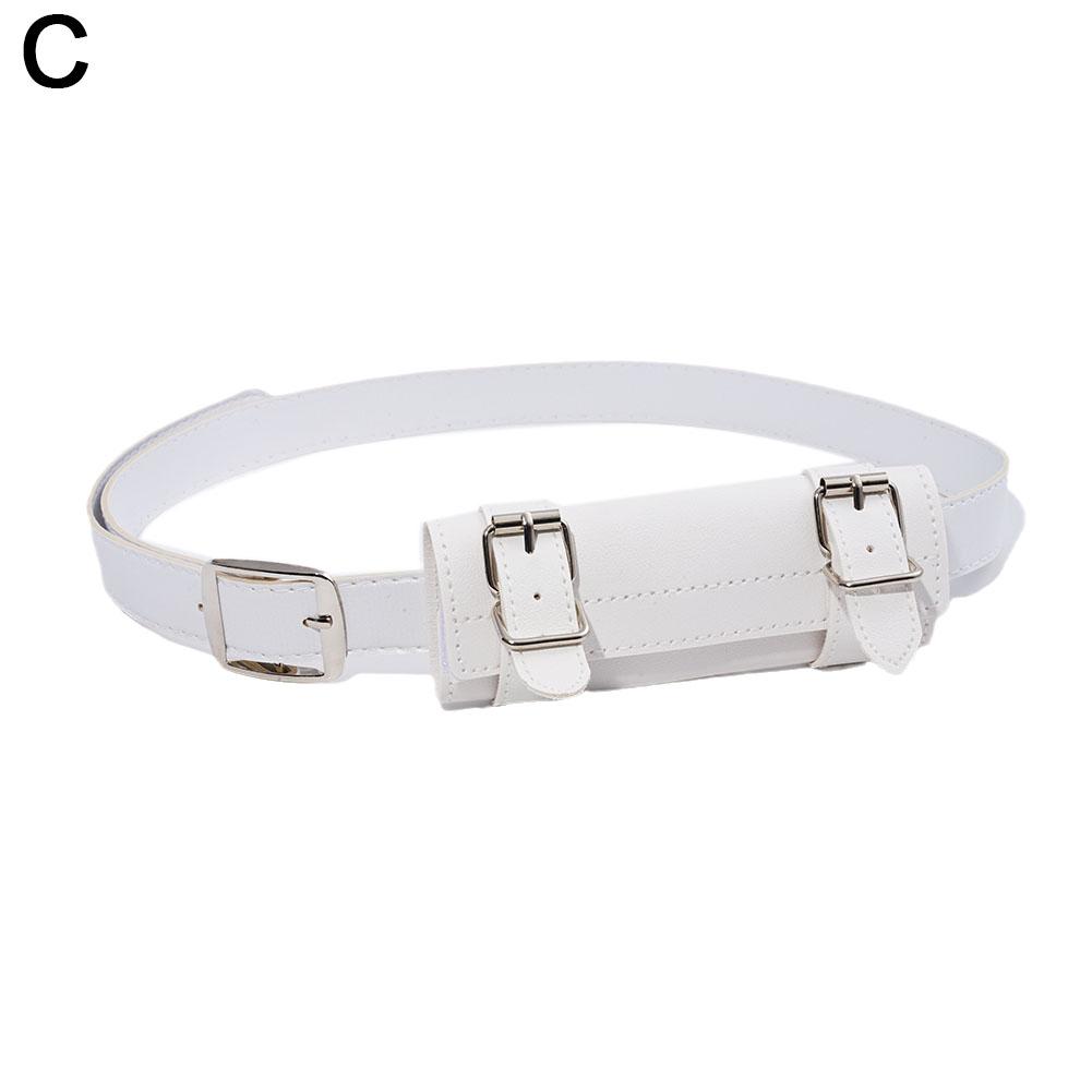 PU Leder Gürtel Für Katana Gürtel Dämon Slayer Gürtel Gürtel Strap Gürtel Holster Scheide Schwert Taille D6S5 white-110cm