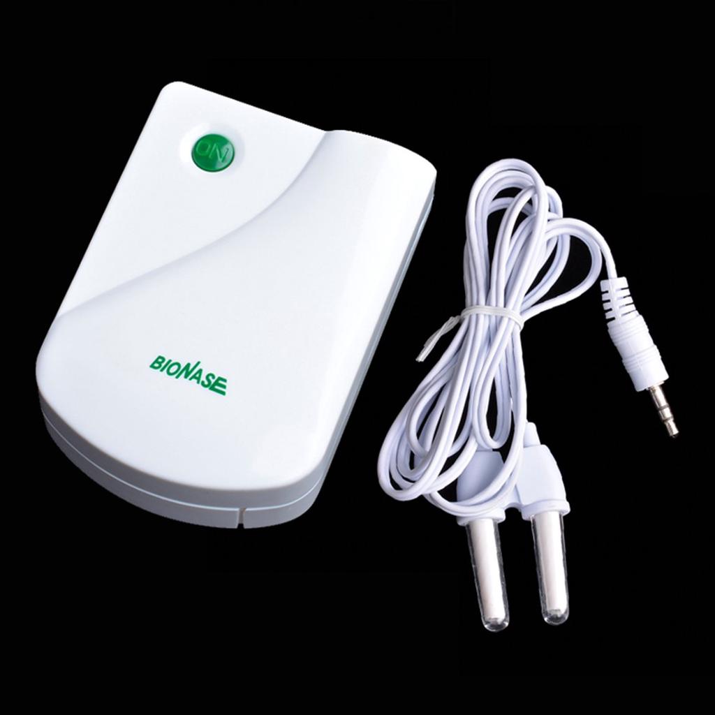 Massagegerät Rhinitis Sinusitis Nasenmassage-Therapiegerät Heilung Heuschnupfen Niederfrequenz-Pulslaser-Therapeutisches Massagegerät weiß