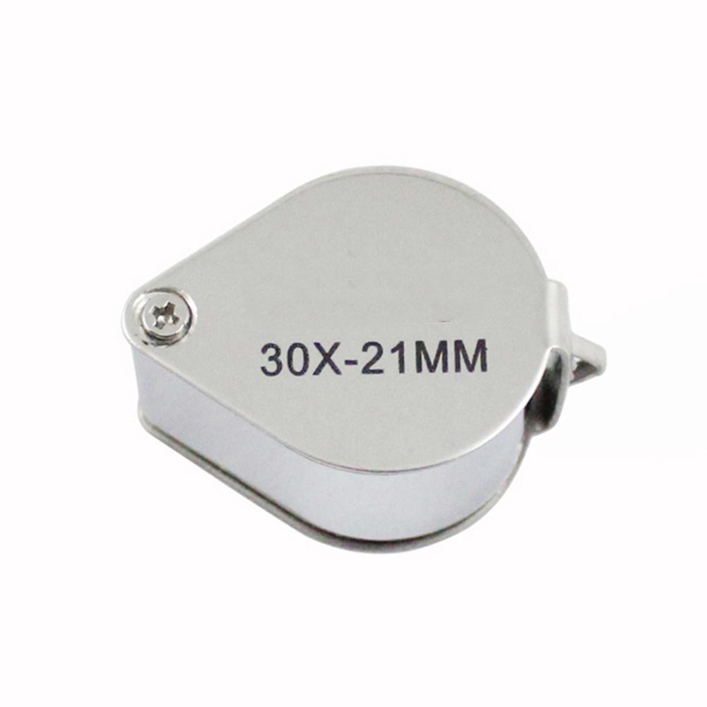 Taschen-Schmucklupe 30x 21mm Juwelier-Auge Vergrößerungsglas Lupe für Schmuck Steine Briefmarken