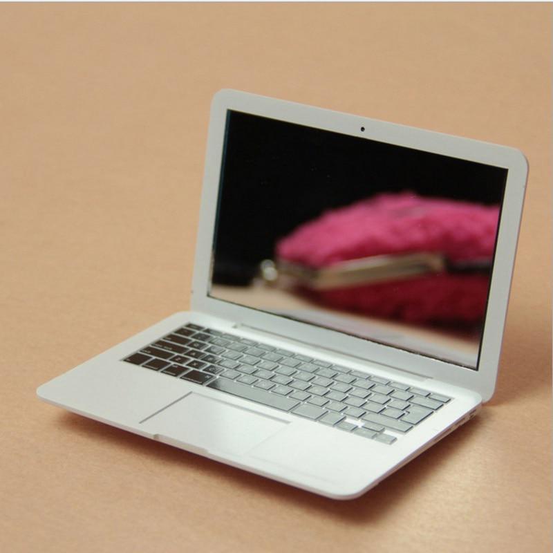 Kinder Baby Mädchen Spielzeug Mini Tasche Laptop Form Make-Up Klar Spiegel Kinder Baby Spiegel Praktische Spielzeug OneSize