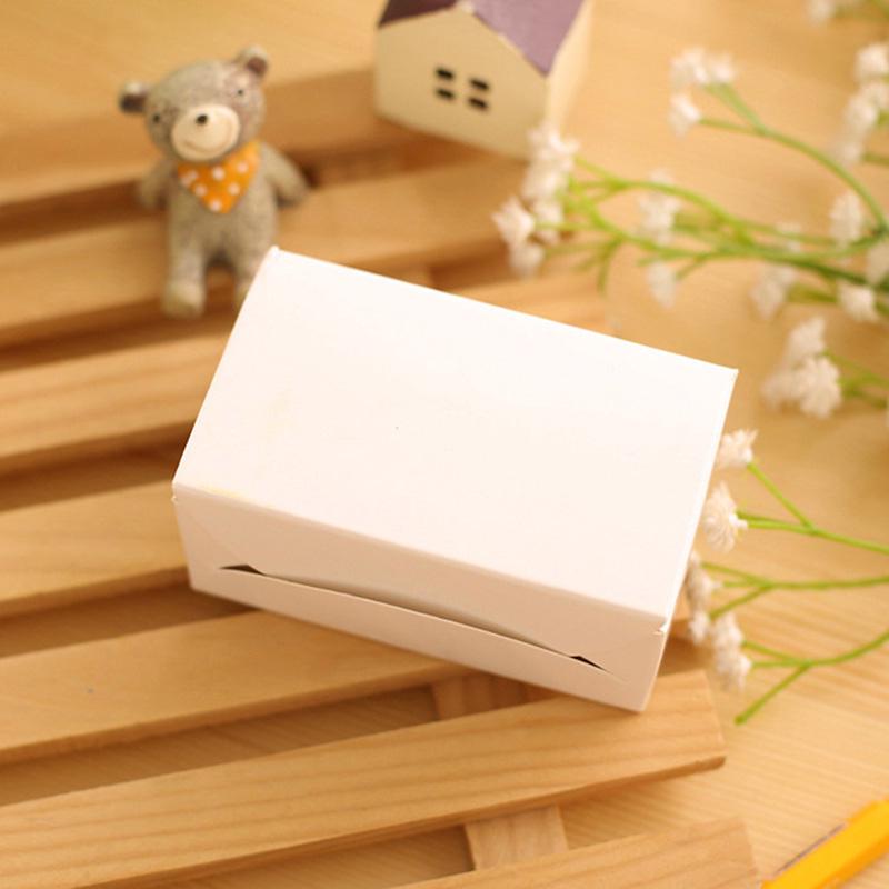 100 Stück doppelseitige leere Kraftpapier-Visitenkarten Wortkarte Nachrichtenkarte DIY Geschenkkarte Neujahr weiß