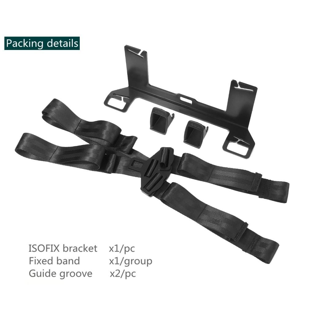 Sicherheitsgurt-Verbinder Universelles Montagekit für Auto-Kindersitz Stahl-Sicherheitsgurt-Halterung ISOFIX(ZL-2049)