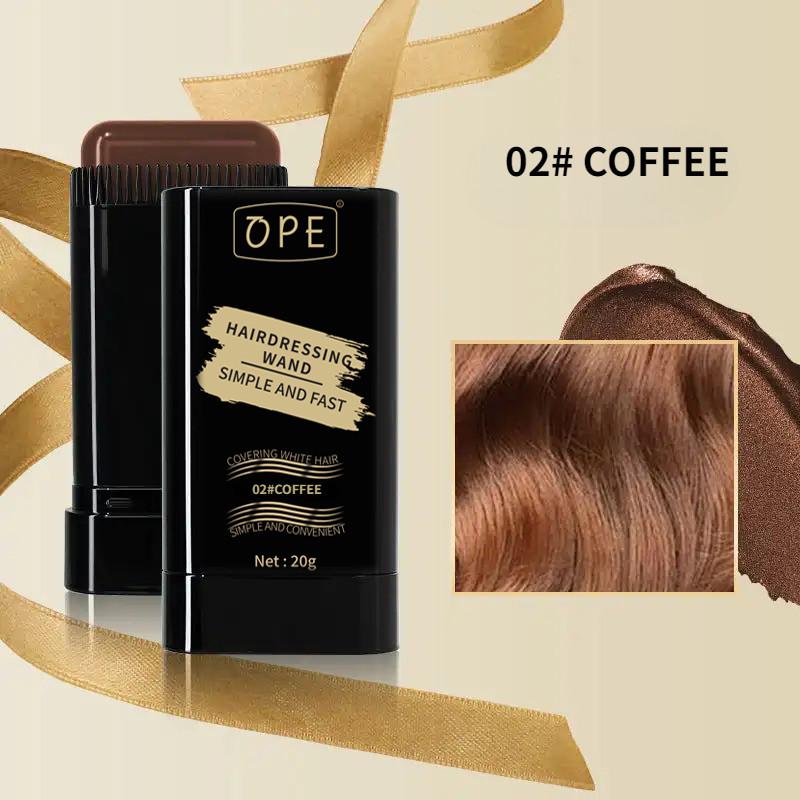 Haarstab-Abdeckung für weißes Haar, lichtechte Haarfarbe, Creme, tragbar, zum Färben von Bart, multifunktional, schnelle Färbung, magische, wasserdichte, dauerhafte Haarfarbe