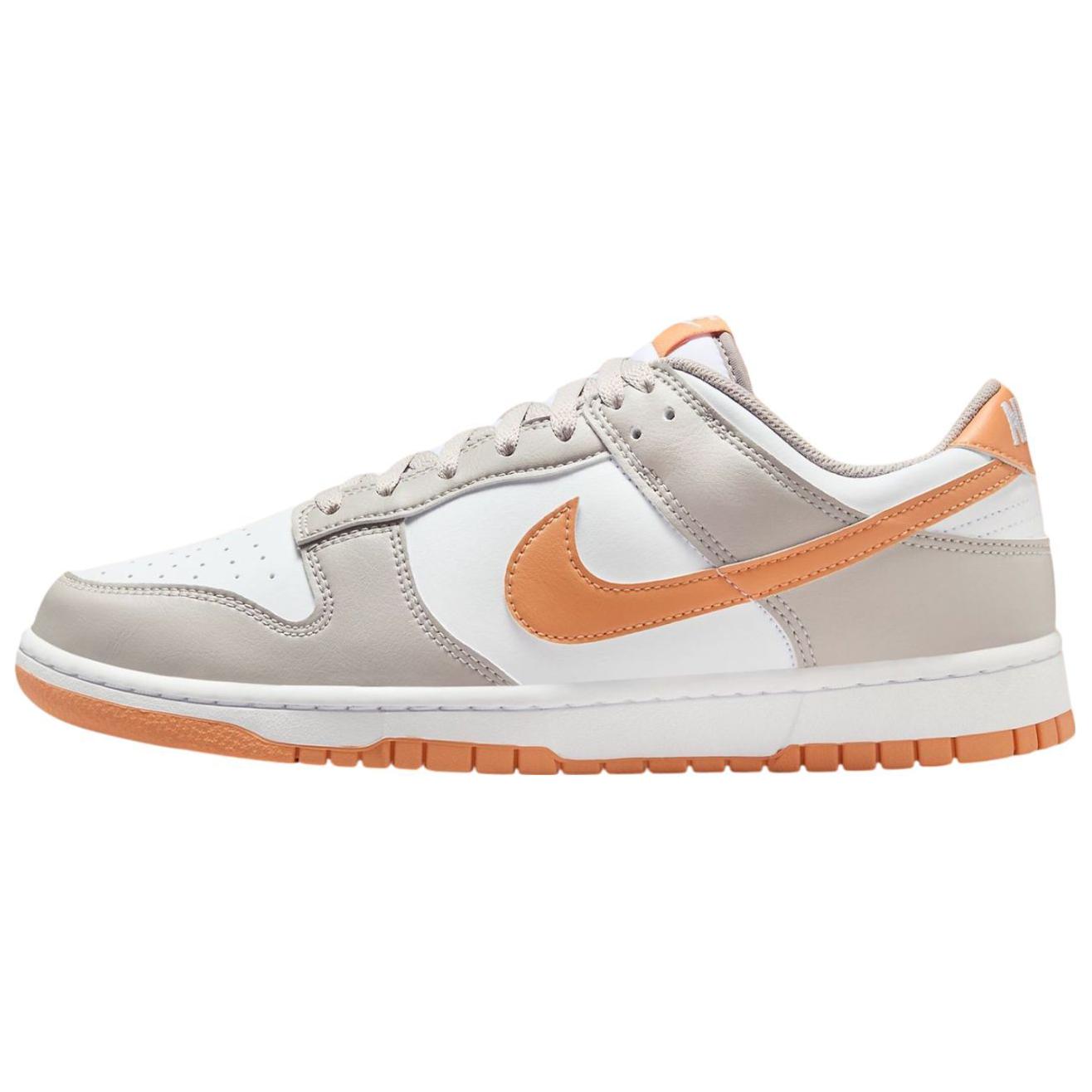 Nike Dunk Low Mode Vielseitige Low-Top Skate Schuhe Herren Sneaker Grau Orange HF5441-110 43