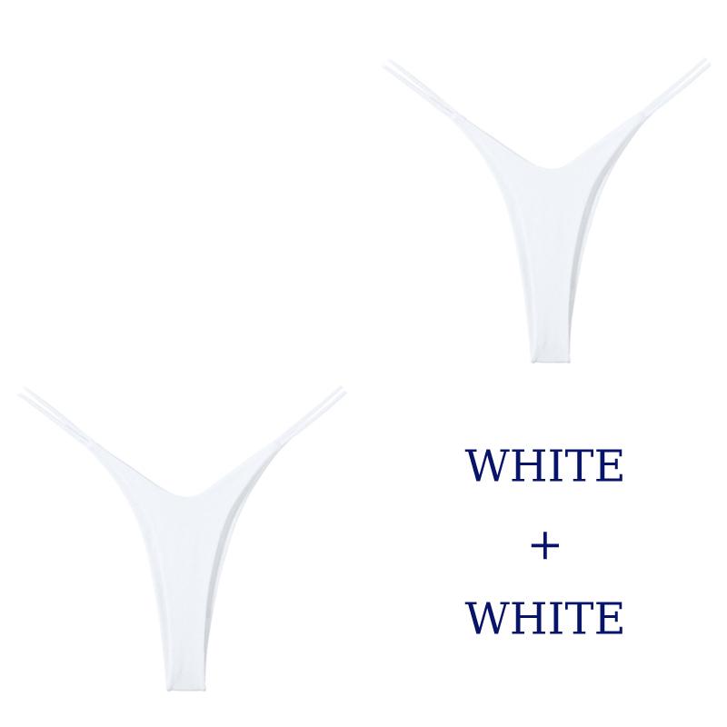 CINOON 2 Teile/satz Frauen Sexy Low Taille Tanga Pantie Nahtlose Dünne Seil Unterwäsche Weibliche G String Dessous Versuchung Bikini S