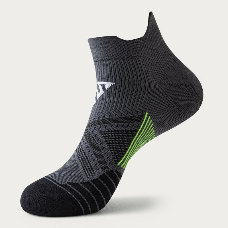 Männer Frauen Lauf Socken Sommer Schnell Trocknend Atmungsaktive Outdoor Sport Socken Professionelle Fitness Gym Marathon Reiten Radfahren Socken Men EUR 39-44 schwarz