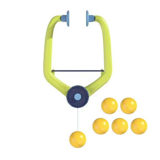 Tür-Ping-Pong-Spiel, Indoor-Hängetischtennis, tragbares Trainingsset mit 6 Bällen, Tür-Ping-Pong-Spieltrainer für Kinder und Erwachsene Sets