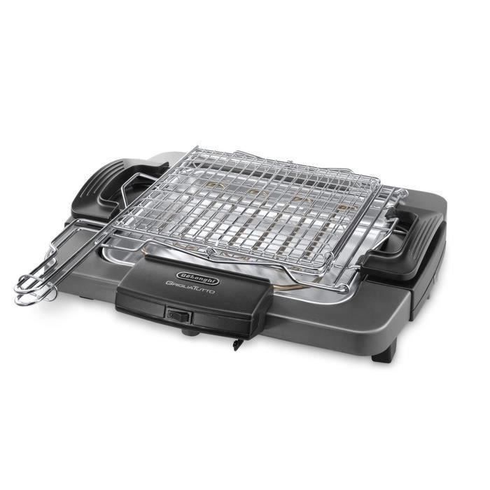 DELONGHI BQ60.X Elektrogrill - Doppelgrill - 1900 W - Abnehmbare Aluminiumschale