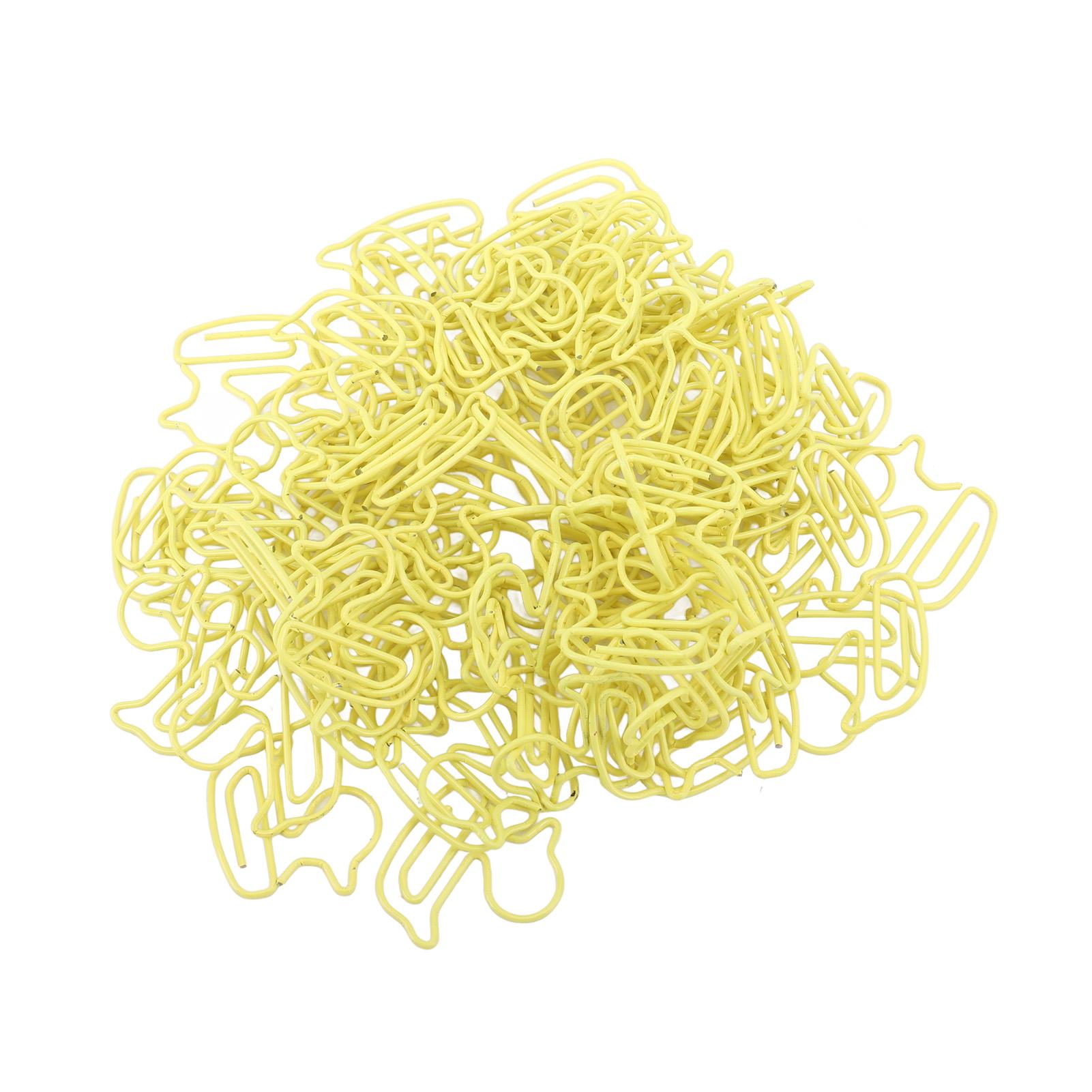 Büroklammern, süße, entenförmige, dekorative Büroklammern aus Metall mit Aufbewahrungsbox für das Schulbüro, 100 Stück