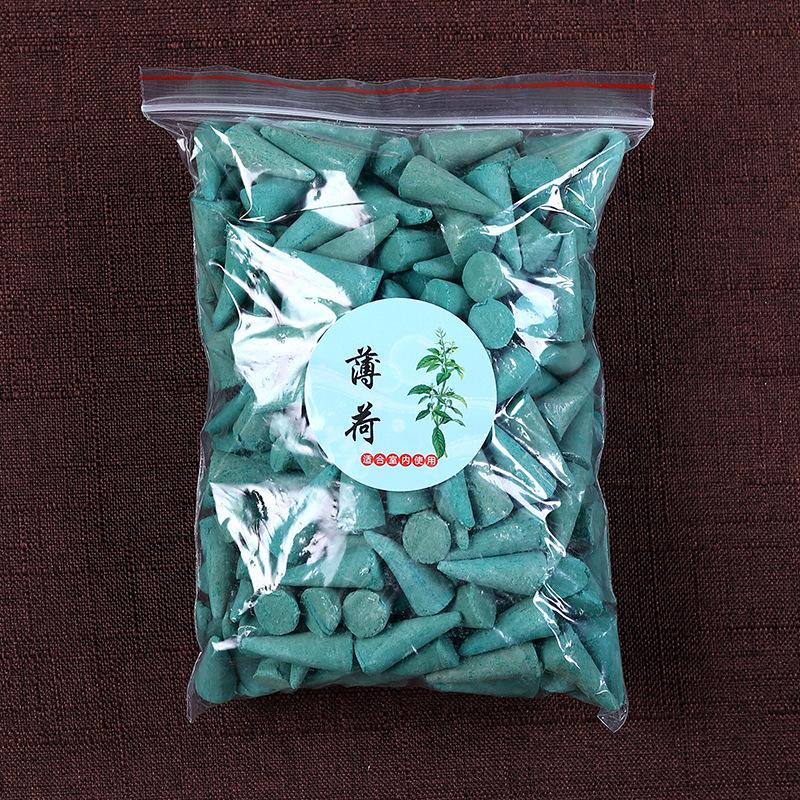 25-50 STÜCKE Natürliches Sandelholz Duft Agave Pagode Duft Wermut Mückenschutz Duft Haushaltszimmer Anhaltender Weihrauch Mint-50pcs