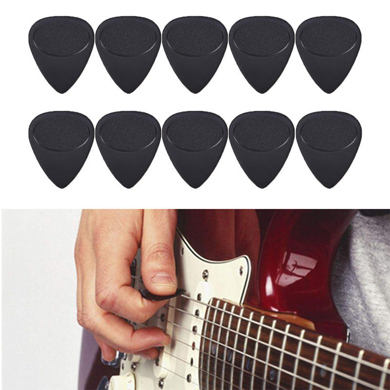10 Stück 0,7 mm Akustik-E-Gitarren-Picks, Plektren für Musikinstrumente, zufällige Farbe