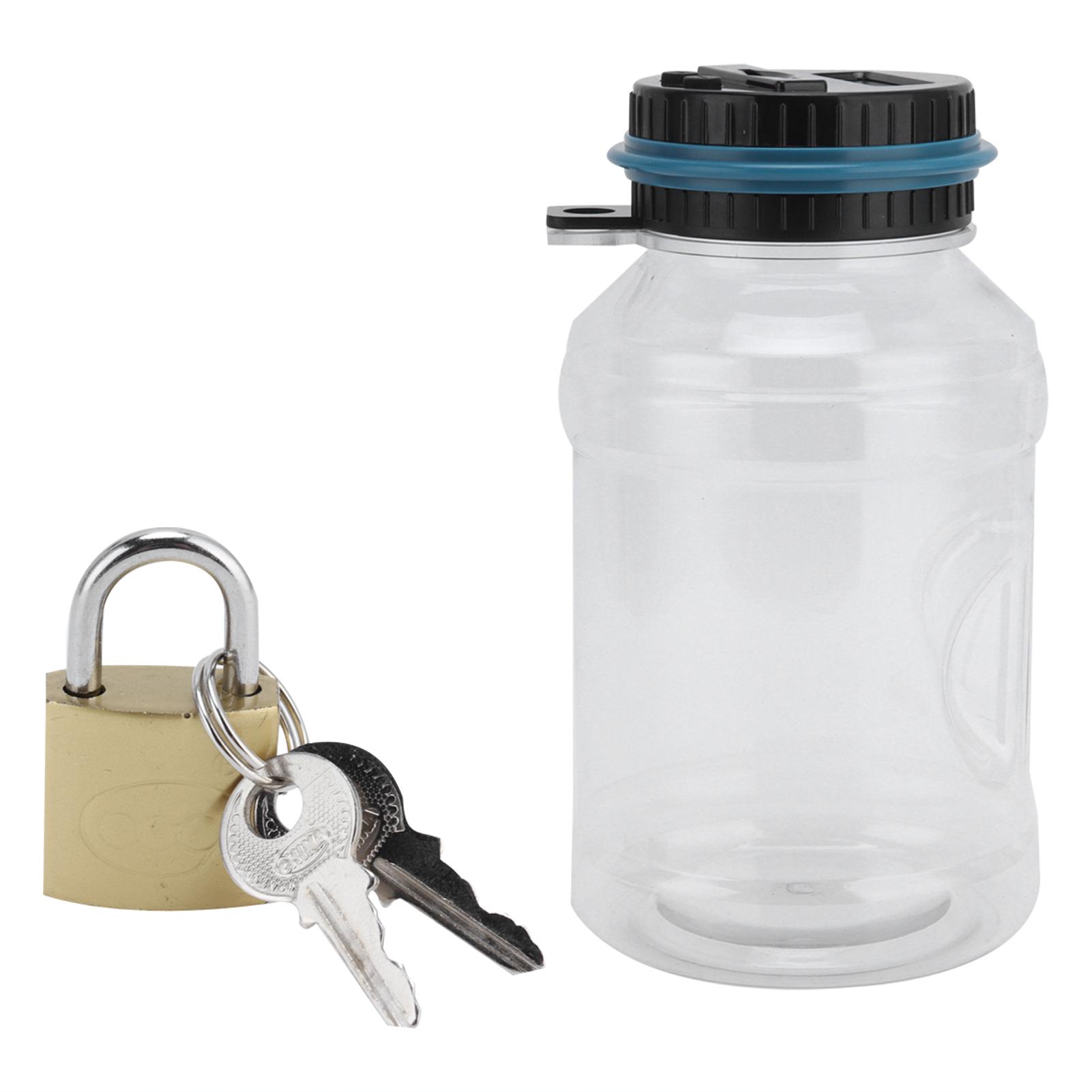 Spardose für Euro-Münzen mit Schloss, LCD-Digitalanzeige, Geldzählglas für Kinder