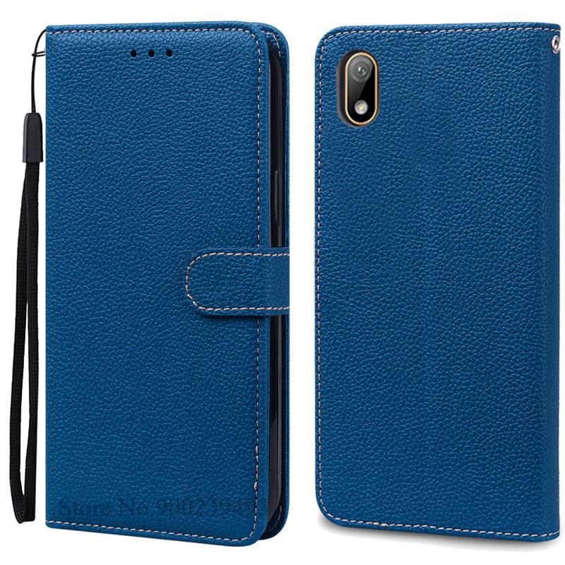 Für Huawei Y5 2019 Hülle Flip Leder Brieftasche Hülle für Huawei Y5 2019 Hülle Y 5 2019 AMN-LX9 AMN-LX1 AMN-LX2 AMN-LX3 Handyhüllen For Huawei Y5 2019 navy blau