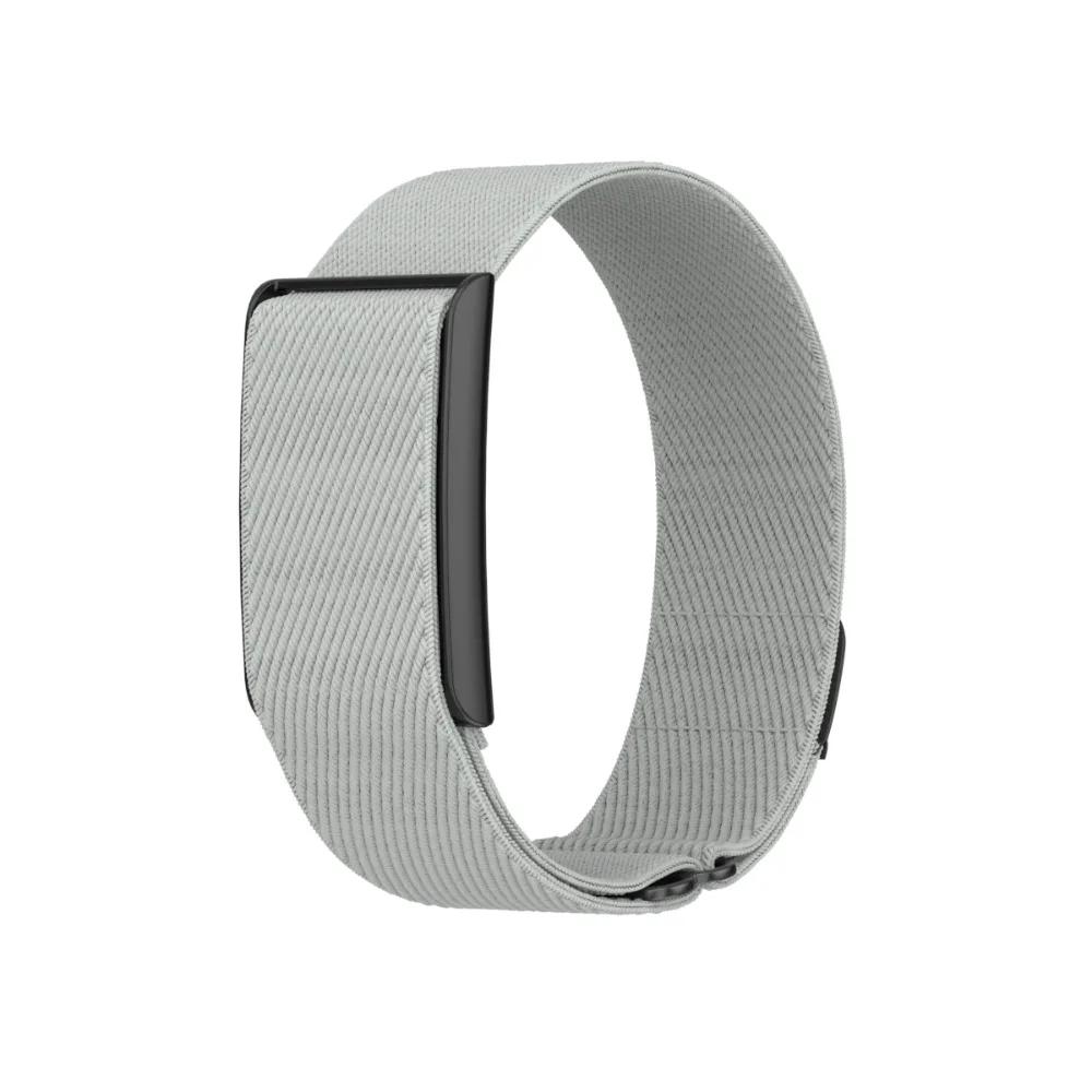 Armband für Amazfit Helio Strap Armband Sport Verstellbar Ersatzrahmen+Nylon-Schlaufe Armband correa Amazfit Helio Uhrenarmbänder for Amazfit helio grau