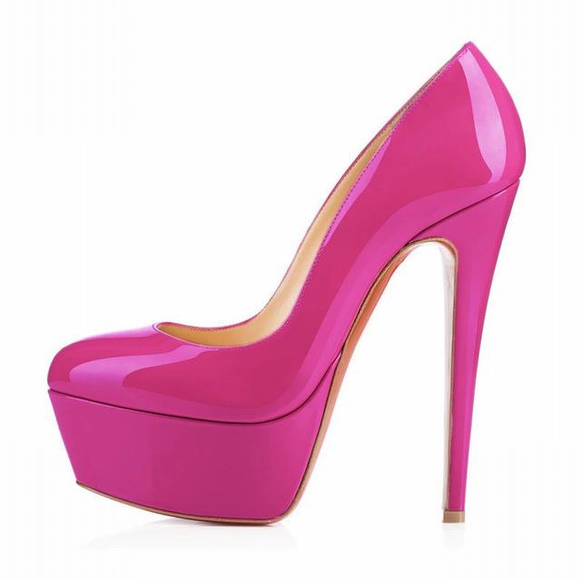 Crossdresser Unisex Herren Hot Drag Queen Sexy Runde Zehen Elegante Bogenplattform Hight Heel Flache Schuhe Heels Pump Nachtclub SM Gay Newhalf 39 violett