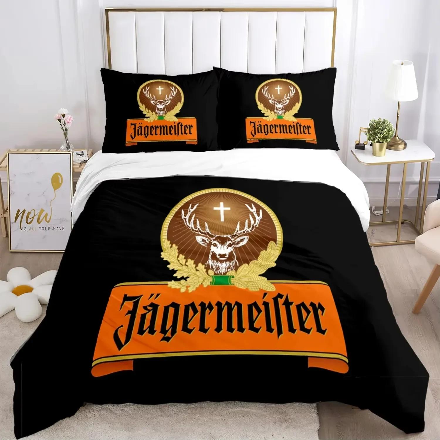 Neue J-Jagermeister Hirsch Bettwäsche Kawaii Decke Bettwäsche-Sets Weiche Bettbezüge und Kissenbezüge Einzel Doppel Queen King AU Double 180x210cm