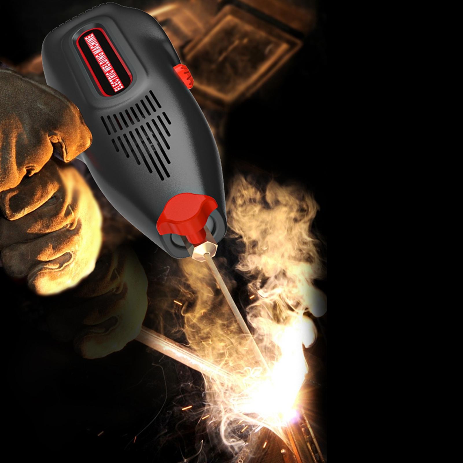 Elektrisches Schweißgerät Handheld Tragbar Hohe Effizienz Stromregelung Schweißgerät mit US Plug schwarz