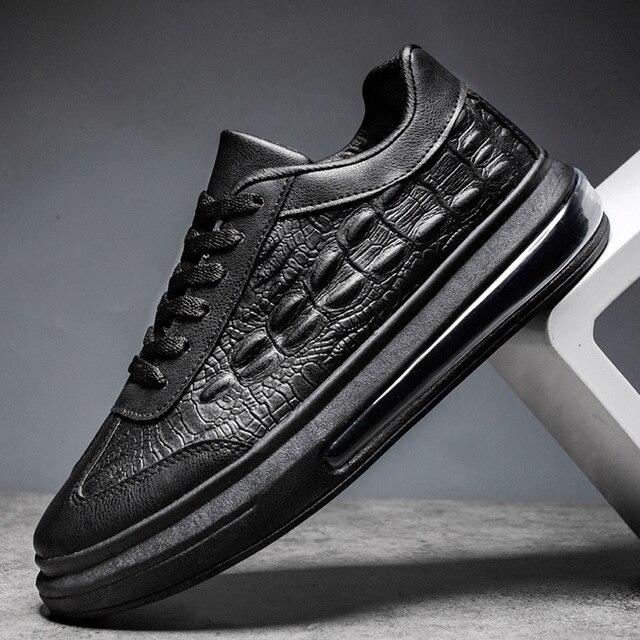 Weiße Schuhe für Herren Mode Sommer Atmungsaktiv Herren-Sneaker zum Schnüren Bequeme Outdoor-Laufschuhe Lässige Herren-Sneaker 43 schwarz