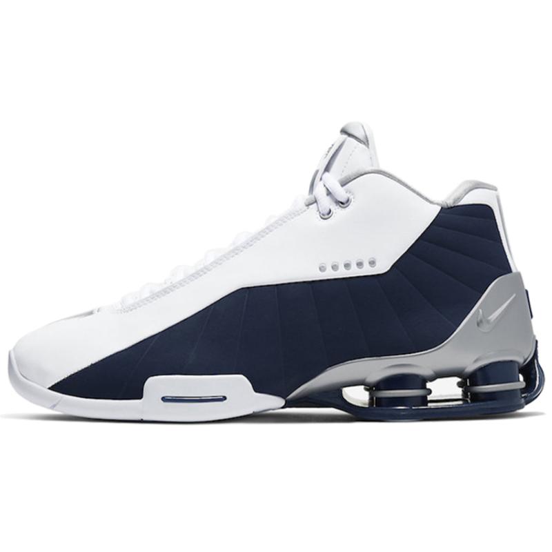 Nike Shox BB4 Weiß Silber Marineblau Sneaker AT7843-100 41