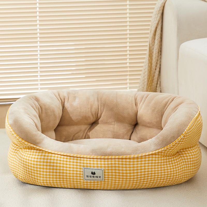 Neuer Herbst/Winter Welpenwurf Teddy Hund Tablettstreu Sofabettstreu Warme Katzenstreu L-64*50*23 cm