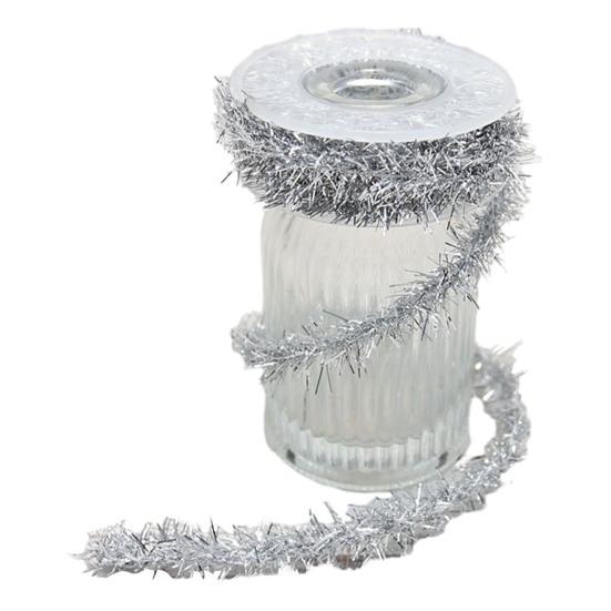 1 Rolle Farbstäbe, biegbar, leicht zu tragen, bunte Drahtgirlande, Lametta, festliche Heim-Halloween-Weihnachtsdekoration orange