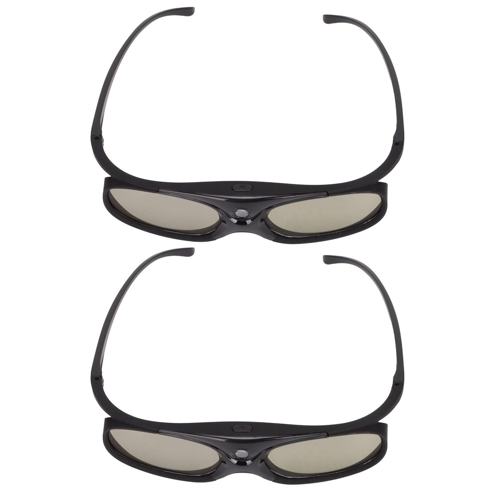 2 Stück 144Hz 3D Active Shutter Brille DLP LinK LCD Objektiv 3D Brille für 3D DLP Orojectors