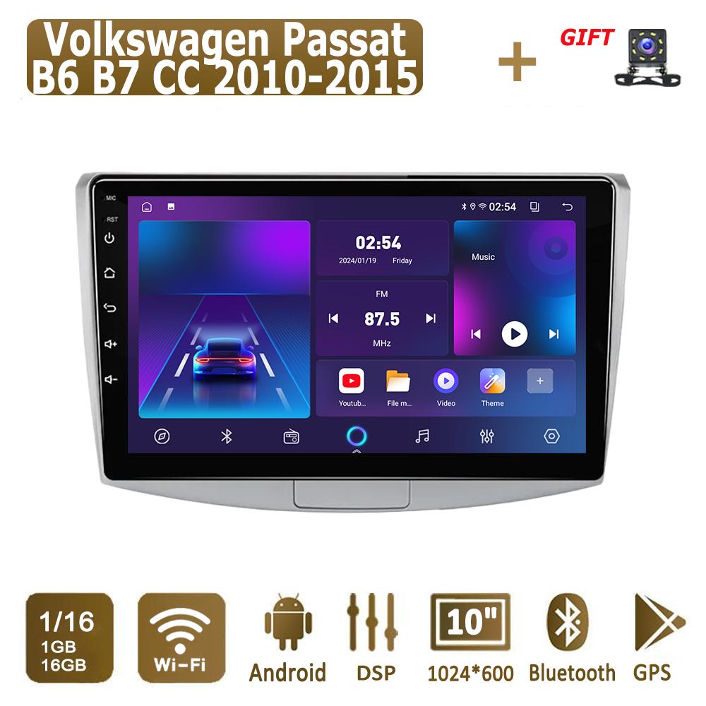 Android Carplay Autoradio für Volkswagen Passat B6 B7 CC 2010-2015 Multimedia-Player Head Unit Stereo GPS Navigation BT WIFI 2 + 32GB 1+16GB