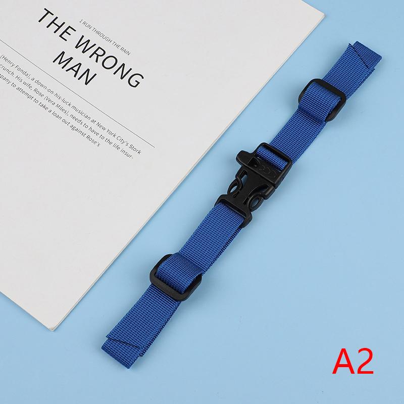 Rutschfester Rucksack-Brusttaschengurt, verstellbarer Schultergurt für Tasche, Outdoor-Camping-Taschen, Riemen, Rucksack-Zubehör blau