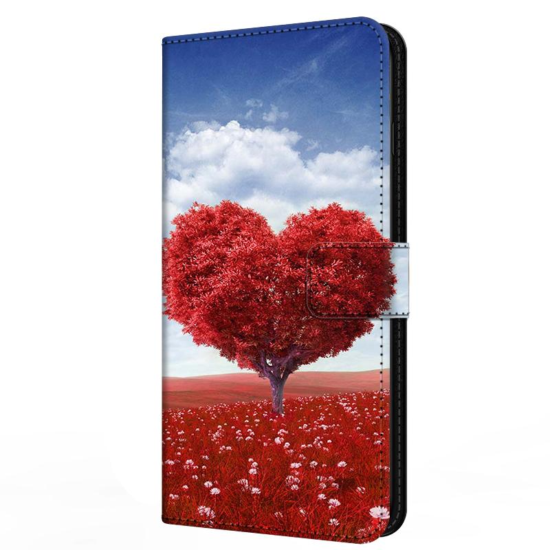 Flip Leder Hülle für Samsung Galaxy S24 S23 S22 S21 S20 FE S10 S10e S9 S10 Plus Magnetische Book Case Geldbörse Ständer Hülle GalaxyS10+ For Galaxy S10 Plus&Case & Strap rosa