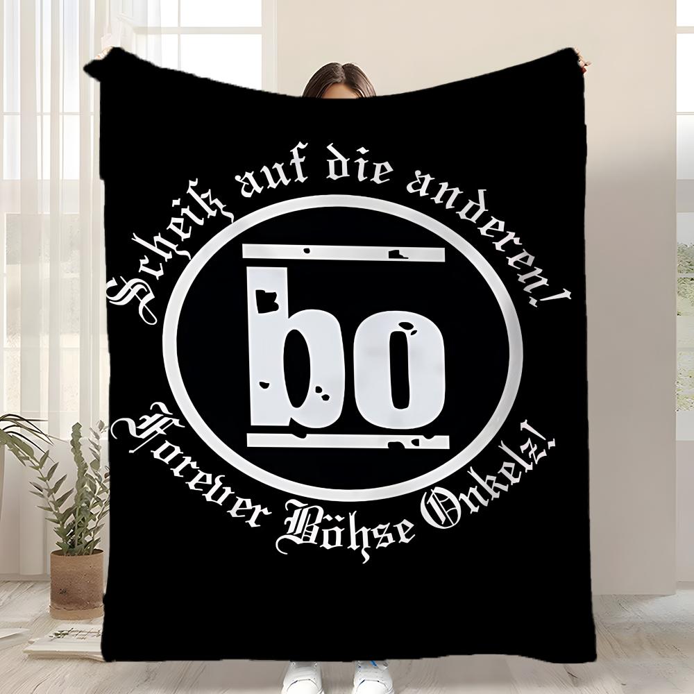Band Bohse Onkelz Wurf Kinderfreundliche Flanell-Kuscheldecke Weich Warm Antistatisch Waschbar Ganzjahres 100x150cm
