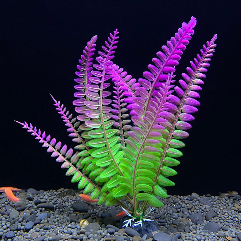 Simulation Künstliche Pflanzen Aquarium Dekor Gras Wasser Unkraut Ornament Pflanze Aquarium Aquarium Gras Dekoration Zubehör 02