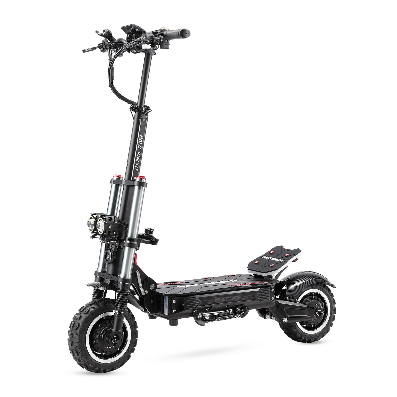 HALO KNIGHT T107Pro 2025 Faltbarer Offroad Elektroroller Dual 6000W 60V 38,4Ah Akku 95 km/h Höchstgeschwindigkeit Reichweite 40-80km E-Scooter