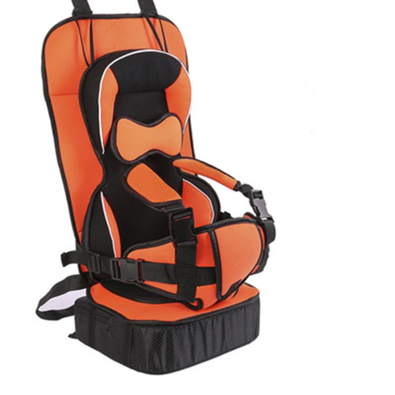 Kindersitz aus Baumwolle, Baby-Schutzsitz, Kindersitz für nicht motorisierte Fahrzeuge Orange raised small