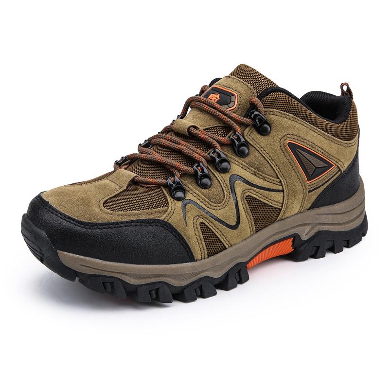 Herren Wanderschuhe wasserdichte Sportschuhe Große Größe 39-47 Herrenstiefel Outdoor Wanderschuhe 41 braun