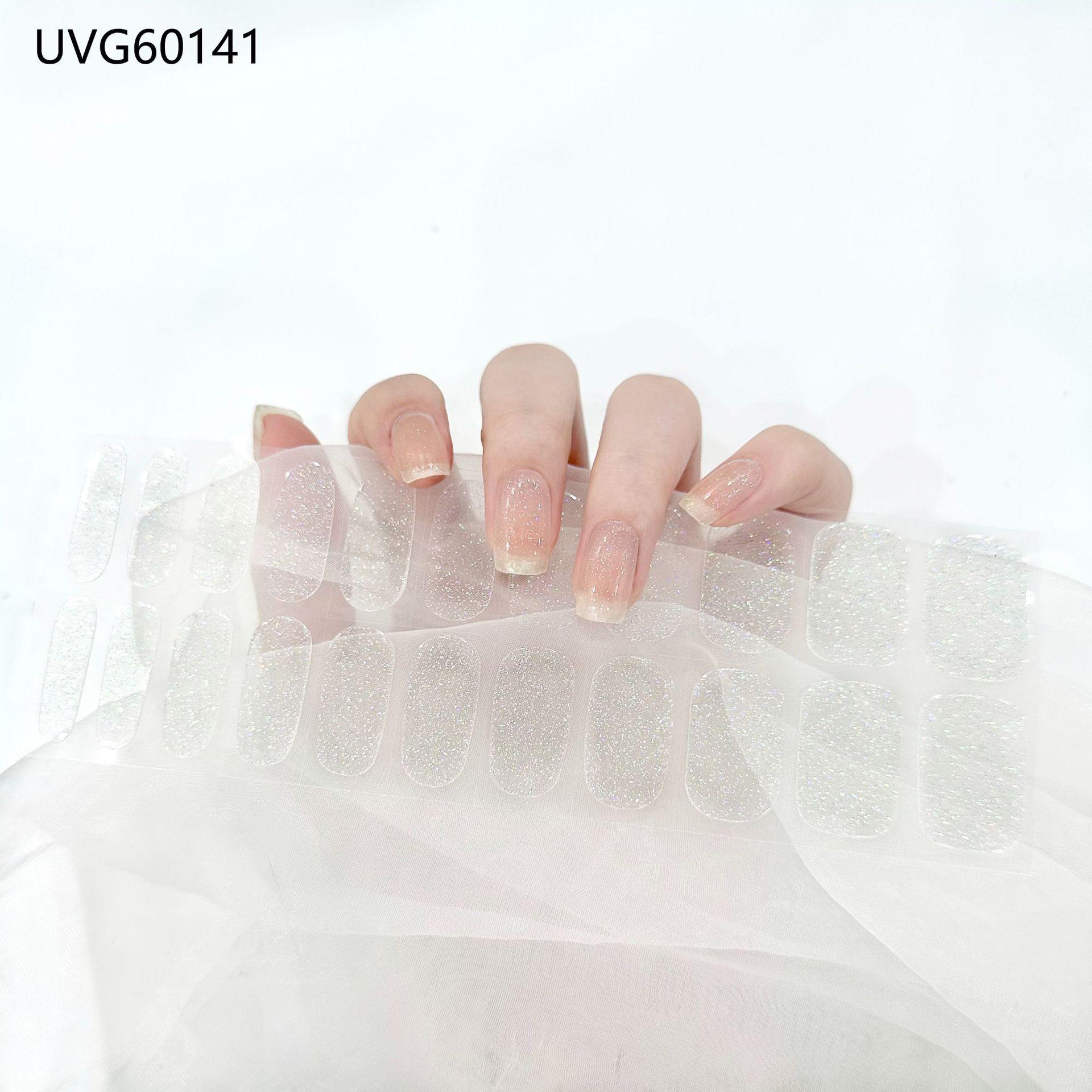 Transparente Nude UV Gel Nagelkunst-Aufkleber: Semi-gehärtete, halbgebackene Maniküre-Folien Normal specifications