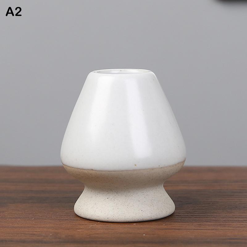 Keramik Matcha Grün Tee Chasen Halter Stehen Schüssel Bambus Schneebesen Grinder Pinsel Tee Werkzeuge Halter Tee Zubehör Teegeschirr