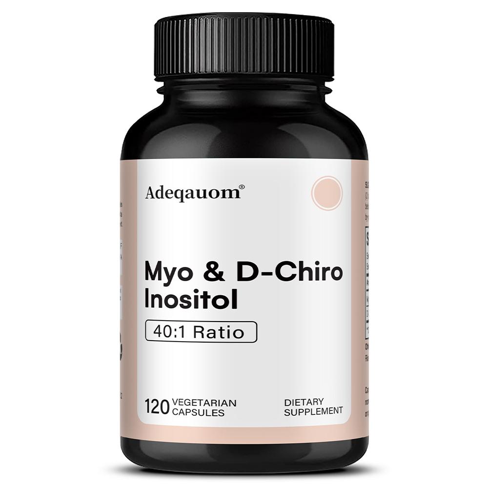 Myo- & D-Chiro-Inositol 40:1 Verhältnis, 120 Kapseln pro Flasche, Nahrungsergänzungsmittel 120 Capsules