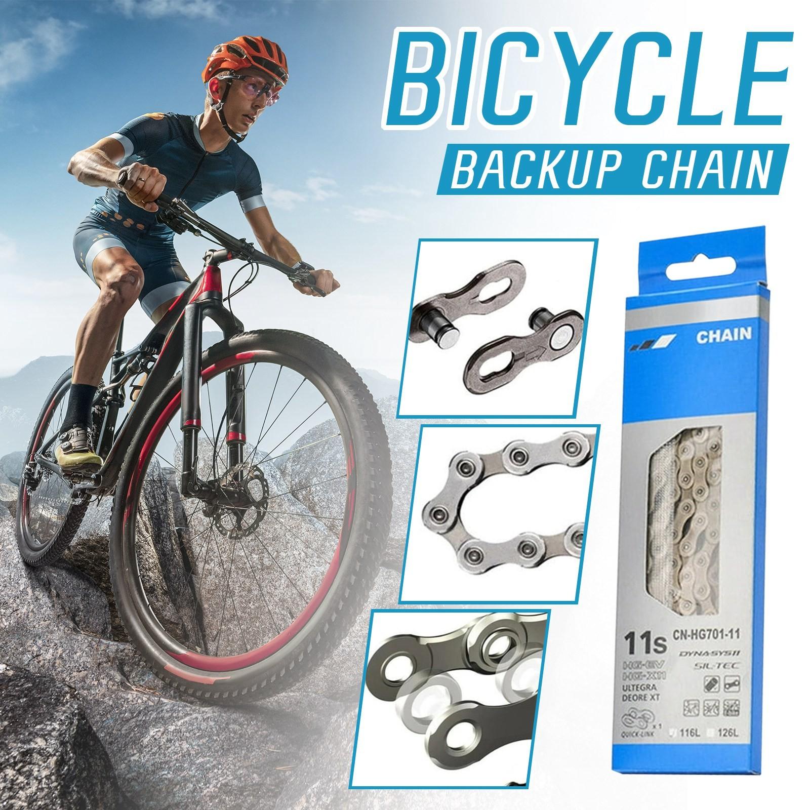 CN-HG701 11-fach Kette Ultegra, Deore XT Mountainbike Rennrad Elektrofahrrad Kette 116 Glieder One Size weiß
