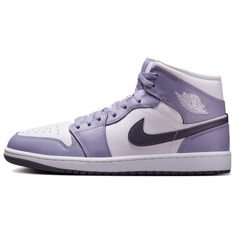 Air Jordan 1 Mid Indigo Haze Dunkelblau Unisex Sneaker Weiß Dunkelblau-Grau DQ8426-145 40.5