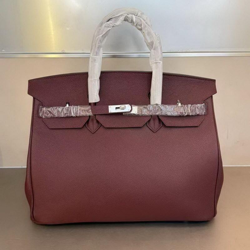 ML2024 Neue Top Layer Rindsleder 40cm Platin Tasche Große Tasche Handtasche Echtes Leder Damen Tasche 40x20x31cm