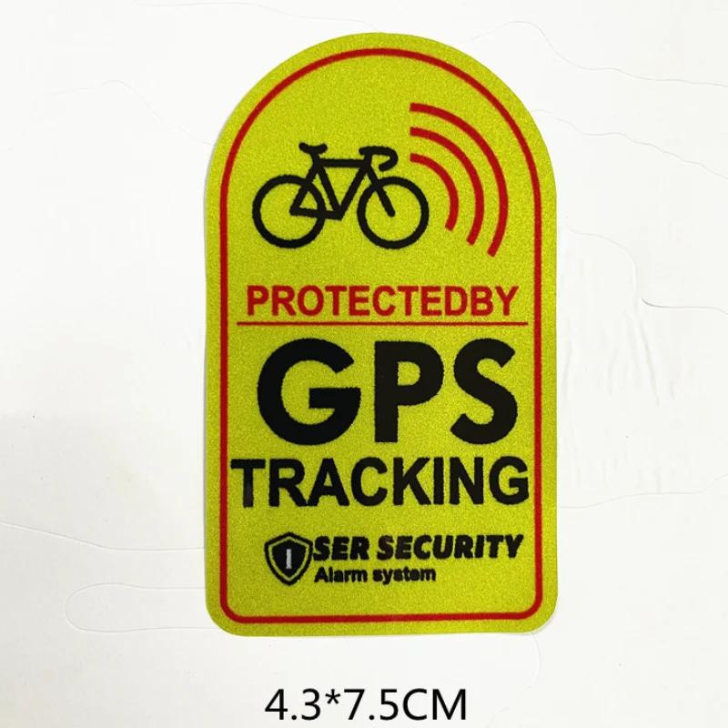 1 Set Fahrrad GPS Aufkleber Roller Motorrad Diebstahlschutz Warnaufkleber Tracking Reflektierend Wasserdicht Aufkleber Fahrradzubehör