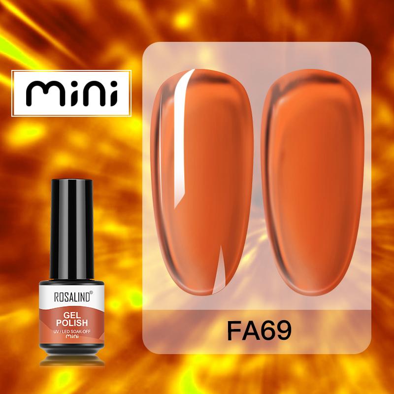 ROSALIND Bunter Gel-Nagellack, UV-LED-Gel-Nagellack, semi-permanenter Soak-Off-Lack, Hybrid-Gel-Nagelkleber