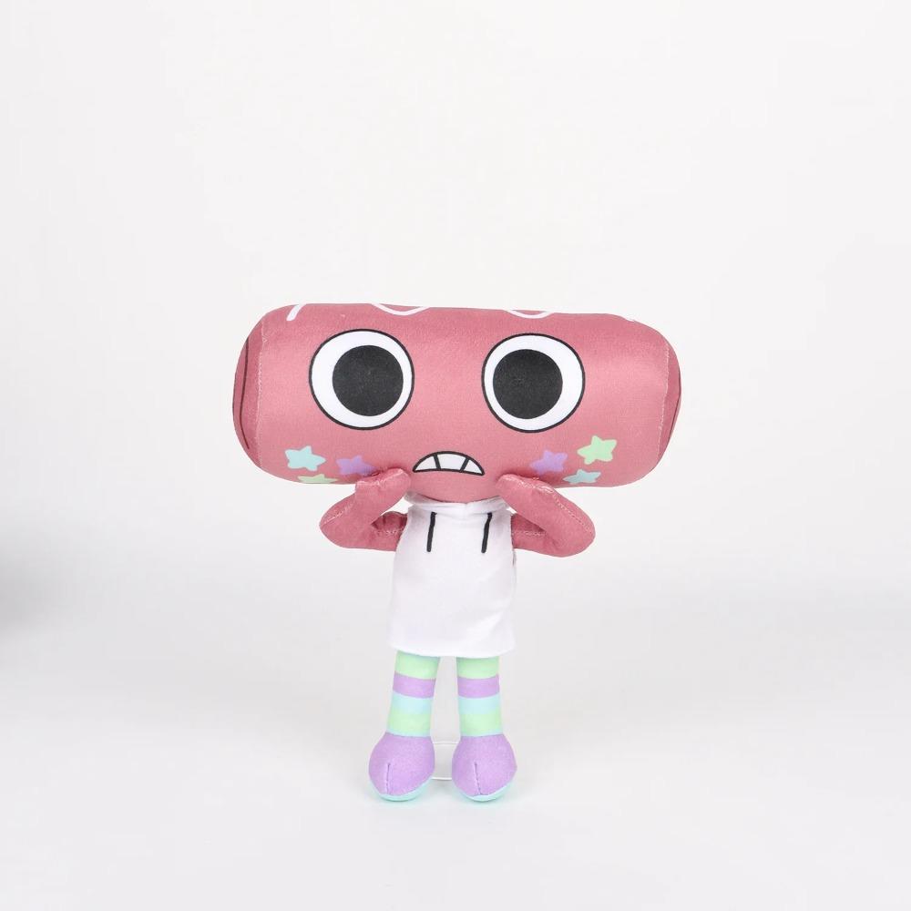Dandy's World Plüschtiere Horrorspiel Dandys World Plushie Anime Goob Pebble Gefüllte Puppen Dekoration Kissen Weihnachtsgeschenke rosa