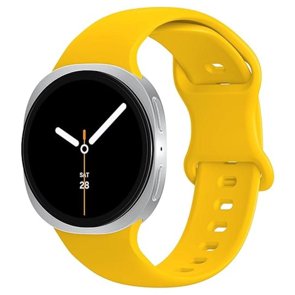 Armband für Samsung Galaxy Watch 8 Armband 44mm 40mm Ersatz Handgelenk Sport Silikon Armband Correa Galaxy Watch8 8 Classic 46mm Galaxy watch 8 44mm gelb