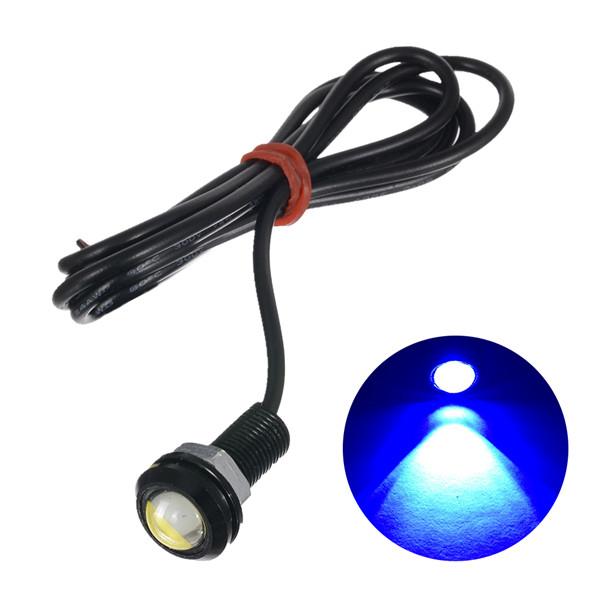 18mm Auto Eagle Eye Wasserdichte Led Auto Licht 12V Ersatz Rückfahr Parkplatz Kamera Signal Auto Drl Lampe Auto styling 1Pc