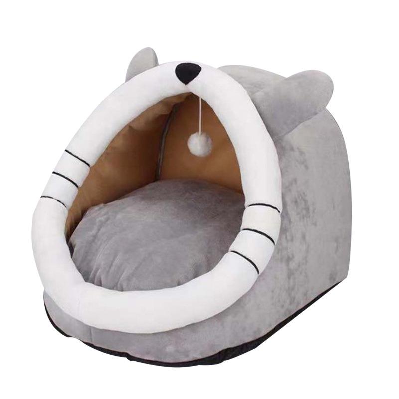 Winter Warme Geschlossene Katzenstreu Kreative Hundestreu Katze Villa Universal Katze Haus Heimtierbedarf S