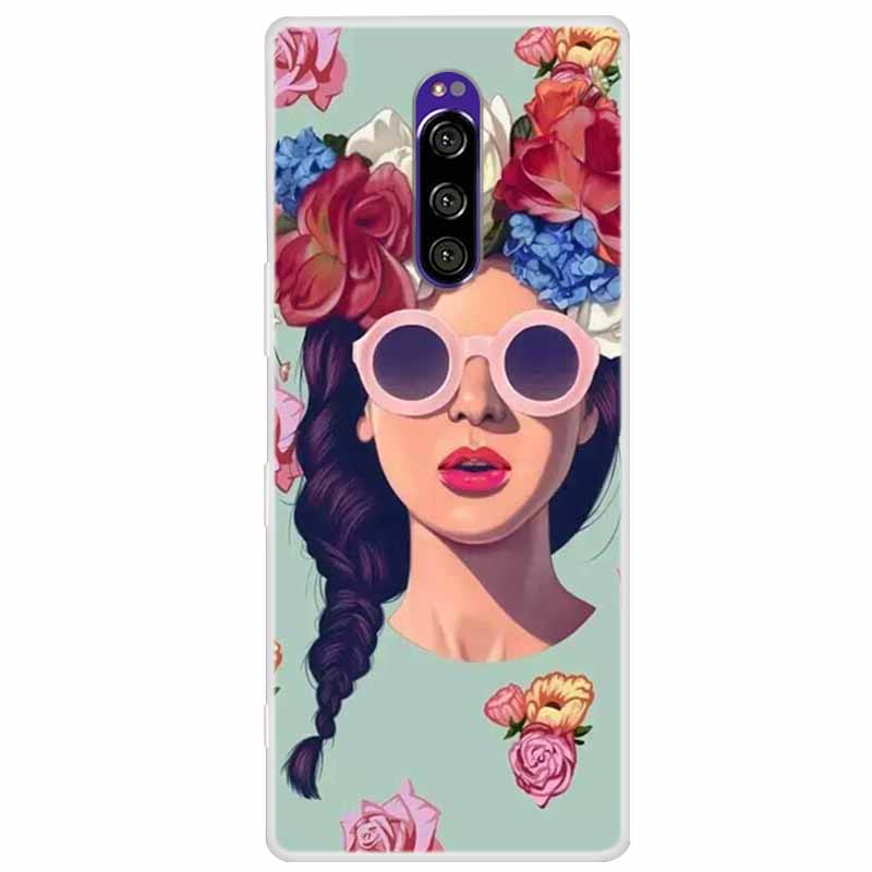 Für Sony Xperia 1 Hülle Luxuriöse Tiere Transparente Abdeckung für Sony Xperia1 XZ4 SO-03L SOV40 J8110 J9150 J8170 Handyhüllen Abdeckungen Sony Xperia 1