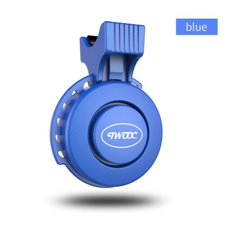 Fahrrad Elektrische Hupe USB Lade Elektrische Glocke Elektrische Roller Horn Reit Ausrüstung Alarm Ring Fahrrad Glocke Fahrrad Zubehör blau