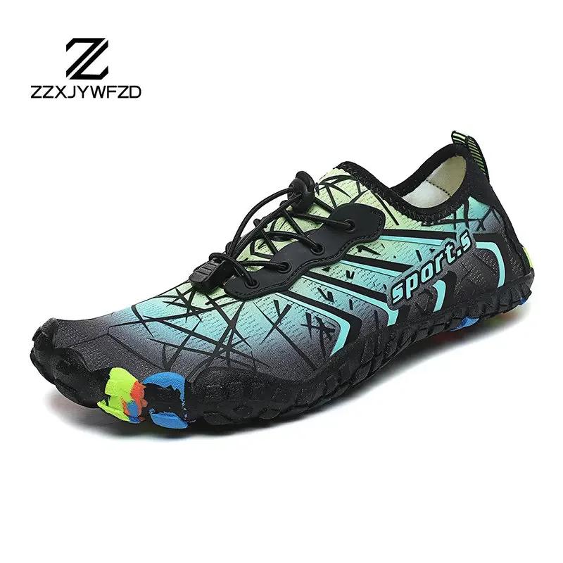 NEU Unisex Barfußschuhe Herren Outdoor Strand Wassersport Upstream Aqua Schuhe Damen Gym Sport Laufen Fitness Sneaker Größe 35-47 45