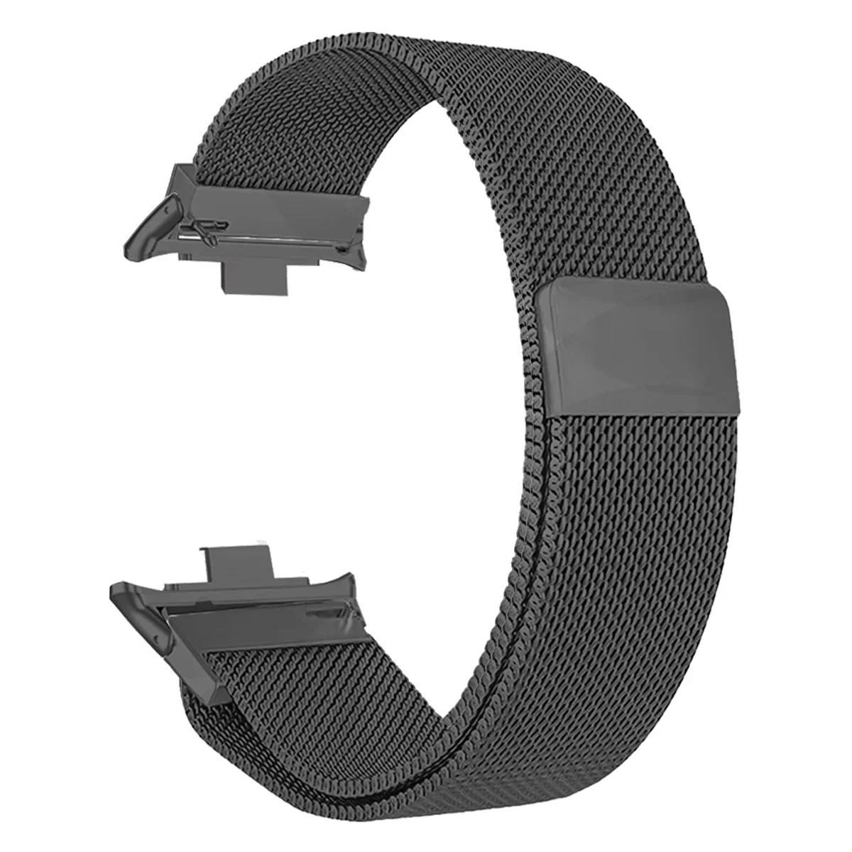 Mailänder Armband für Redmi Watch 5/4 Smartwatch-Armband für Mi Band 8pro/9 pro Armband Ersatz Metallarmband Zubehör Xiaomi Mi Band 8 Pro schwarz
